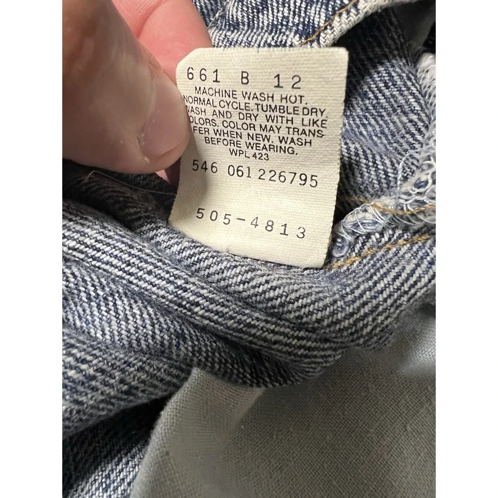 Vintage Levis Jeans Mens 36x32 (Fits 34x31)‎ Blue Acid Denim 505 90s Made in USA